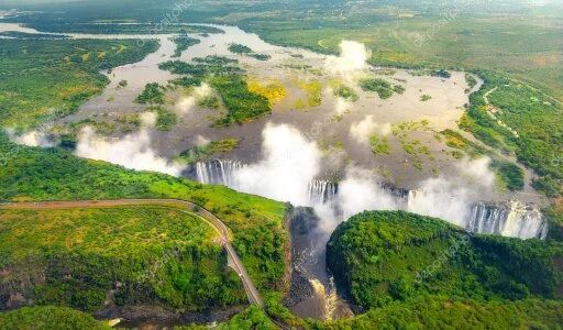 River winding through forested banks in soft light